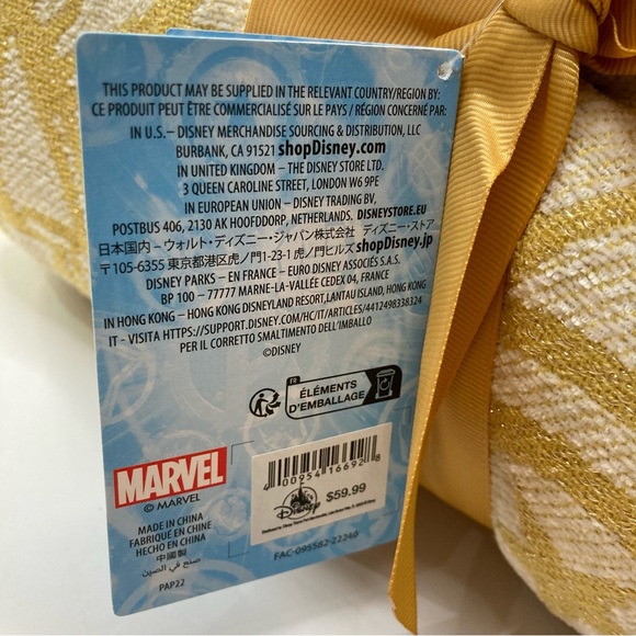 Disney Parks Marvel Avengers Gold Throw Blanket - Picture 9 of 10